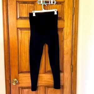Blanqi black maternity leggings in Large